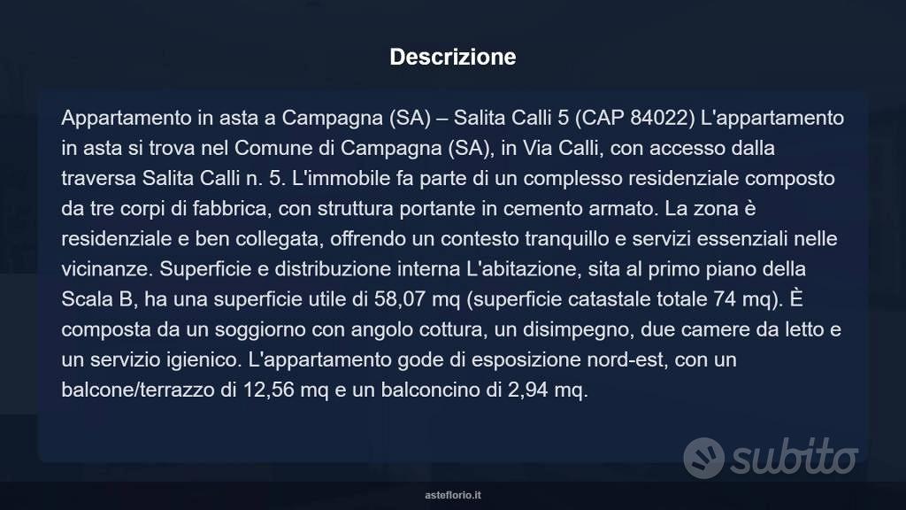 Appartamento – Campagna, Quadrivio, Pezzarotonda - Altro
