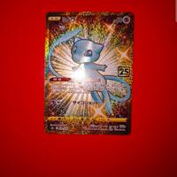 mew gold 25 anniversario in giapponese carta pokem
