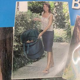 Sacco estensibile raccogli foglie giardino