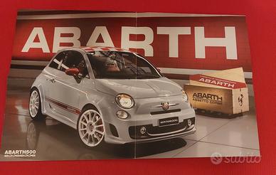 poster Abarth 500 originale vintage 