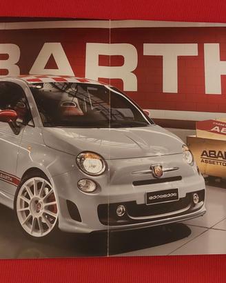 poster Abarth 500 originale vintage 