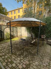set da giardino in ferro battuto 