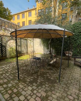 set da giardino in ferro battuto 