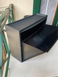 Scarpiera nera plastica