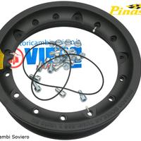 Cerchio Tubeless Pinasco NERO Vespa 50 Special 12