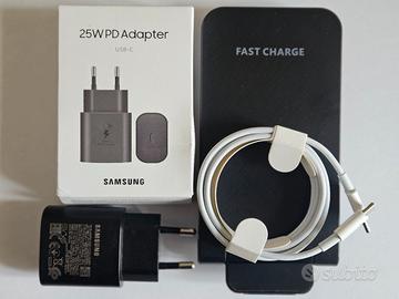 Stazione Ricarica Wireless + Caricatore Samsung