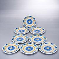 8 Piatti Richard Ginori Mondovì – Decoro a mano