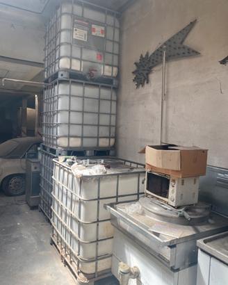 Cisterna per acqua 1000 lt su pallet