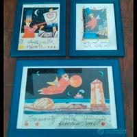 3 quadretti F.Musante e altro