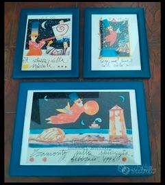 3 quadretti F.Musante e altro