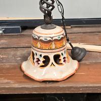 lampadario in ceramica siciliana