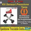 KIT SENSORI PRESSIONE TPMS FIAT Doblo Ducato
