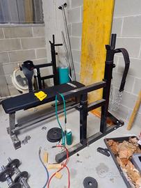 Rack palestra completamente regolabile, utilizzo s