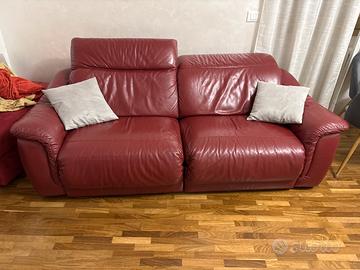 DIVANO divano e divani by natuzzi rosso bordeaux