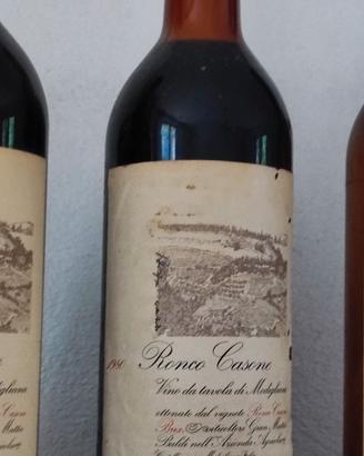 3 bottiglie vintage di Ronco Casone