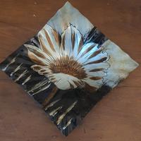 Centro tavola in vetro