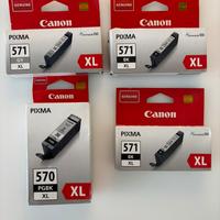 Cartucce Canon 570 bk, 571 bk, 571 gy