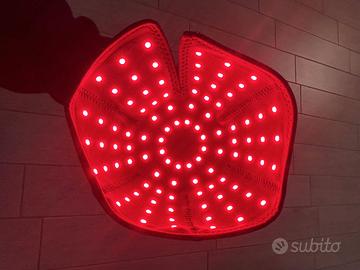 Casco LED luce rossa anticaduta capelli