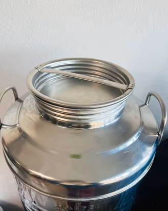 Botte contenitore olio Acciaio inox usata poco 50l