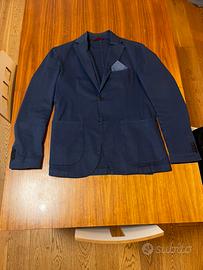 Giacca cotone Henry Smith tg.46colore blu perfetta