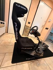 Playseat + Logitech G923 + Shifter