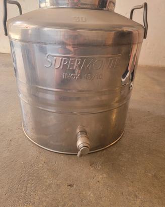 CONTENITORE INOX 30L CON RUBINETTO
