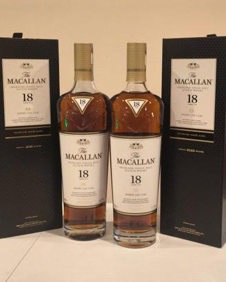 Macallan 18 sherry oak 2021 e 2022