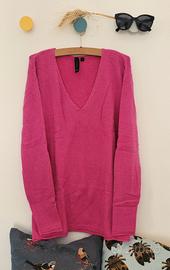 maglione in lana e angora taglia M