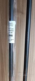 2 Tubi bastone per tenda Nero Rame 200 cm
