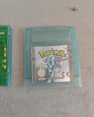 Pokémon Cristallo Game Boy Color originale