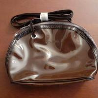 Pochette in pelle verniciata Marrone Baldinini
