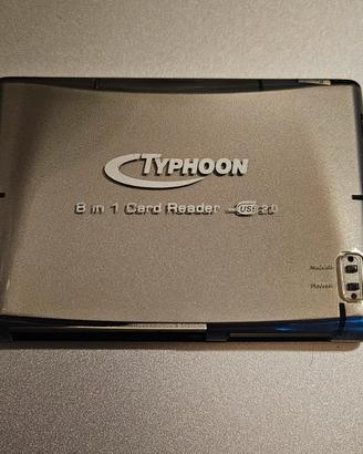 Lettore schede Typhoon 8 in 1 Card Reader