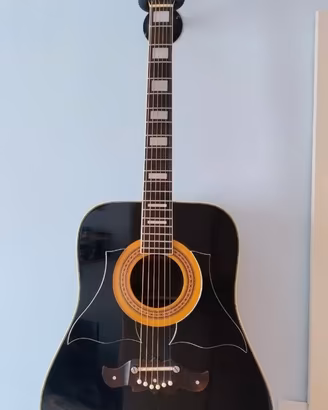 CHITARRA ACUSTICA IBANEZ 752 "BLACK BEAUTY"-JAPAN