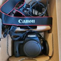 Macc.Fotografica Canon EOS100D + obiettivo 55-250