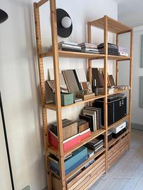Scaffalatura in legno massello IKEA IVAR