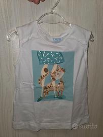 Maglietta Mayoral bambina taglia 3 anni 98 cm
