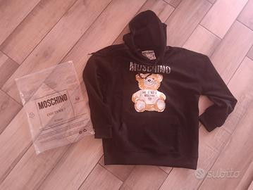 Felpa moschino cappuccio nuova