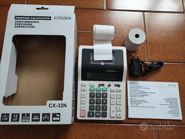 calcolatrice con stampante incorporata 