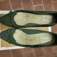 SCARPE DECOLLETE IN RASO ANNI 50