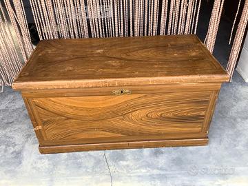 Cassapanca/baule rustico arte povera