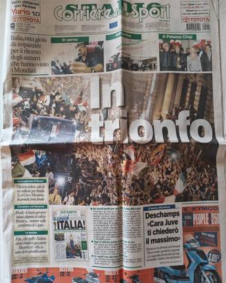 CORRIERE DELLO SPORT FESTA ITALIA 2006
