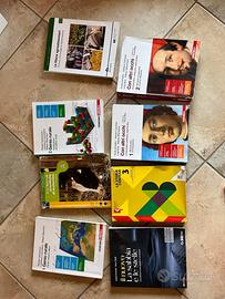 Lotto libri scolastici superiori: ita,agraria,sto
