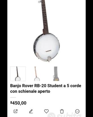 BEN GIO' chitarra Rock Country America Valore 450