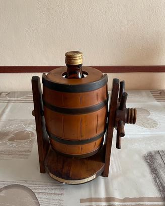 porta bottiglia, vintage, in legno