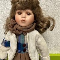 Bambola da collezione in ceramica anni ‘50 - h40cm