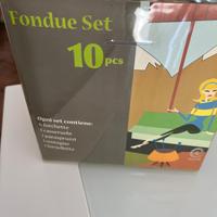 Fondue set mai usato