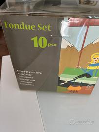 Fondue set mai usato