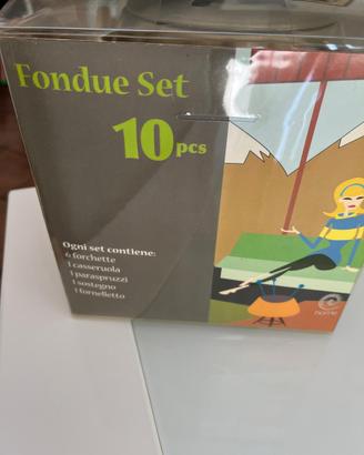 Fondue set mai usato