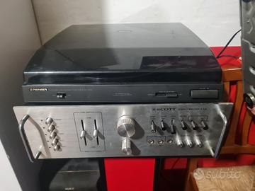 impianto hi fi scott pioneer sony