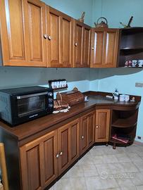 cucina americana in legno 